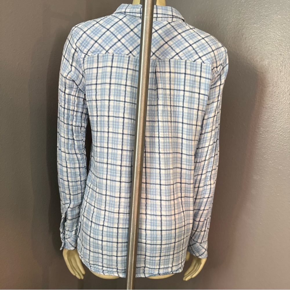 Croft & Barrow Blue Button Down Shirt - Picture 4 of 9